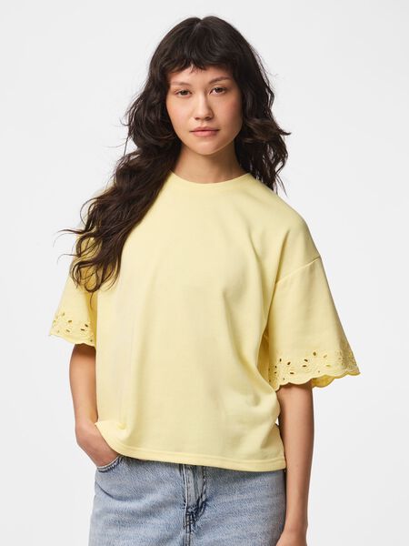 Pieces PCCHILLI SUMMER BRODERI T-SHIRT, French Vanilla, highres - 17164280_FrenchVanilla_003.jpg