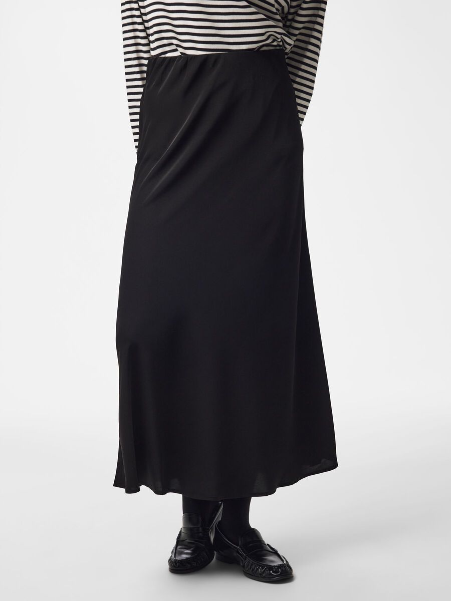 Product carousel image 1 PCFRANAN MIDI SKIRT, Black