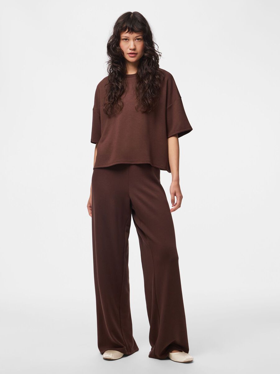 Carousel image 5 PCPOLLY HW SWEATBUKSER, Chicory Coffee