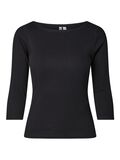 Product image thumbnail 5 PCBELLA - 3/4 - COL BATEAU TOP, Black