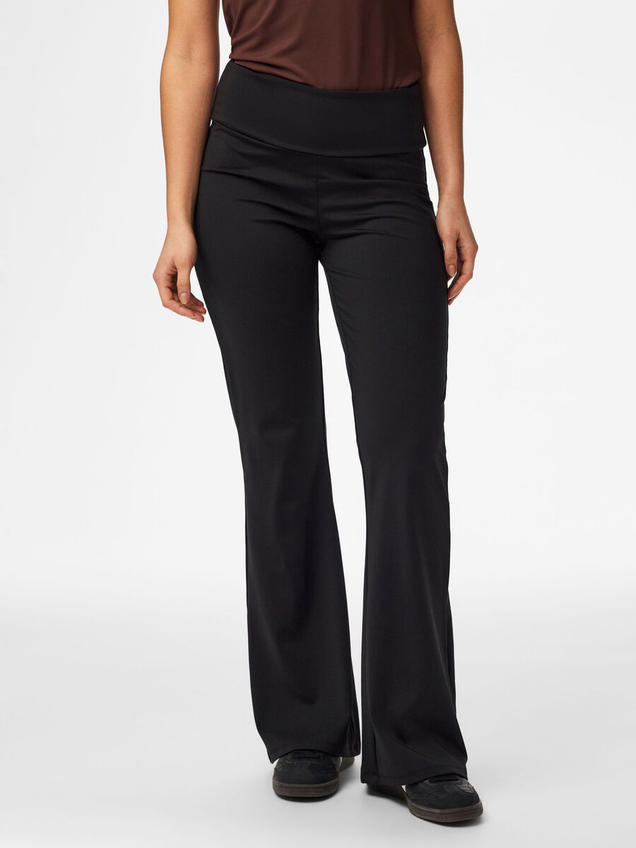 Pcsaga - tmh legging &eacute;vas&eacute;, couleur: black, noir