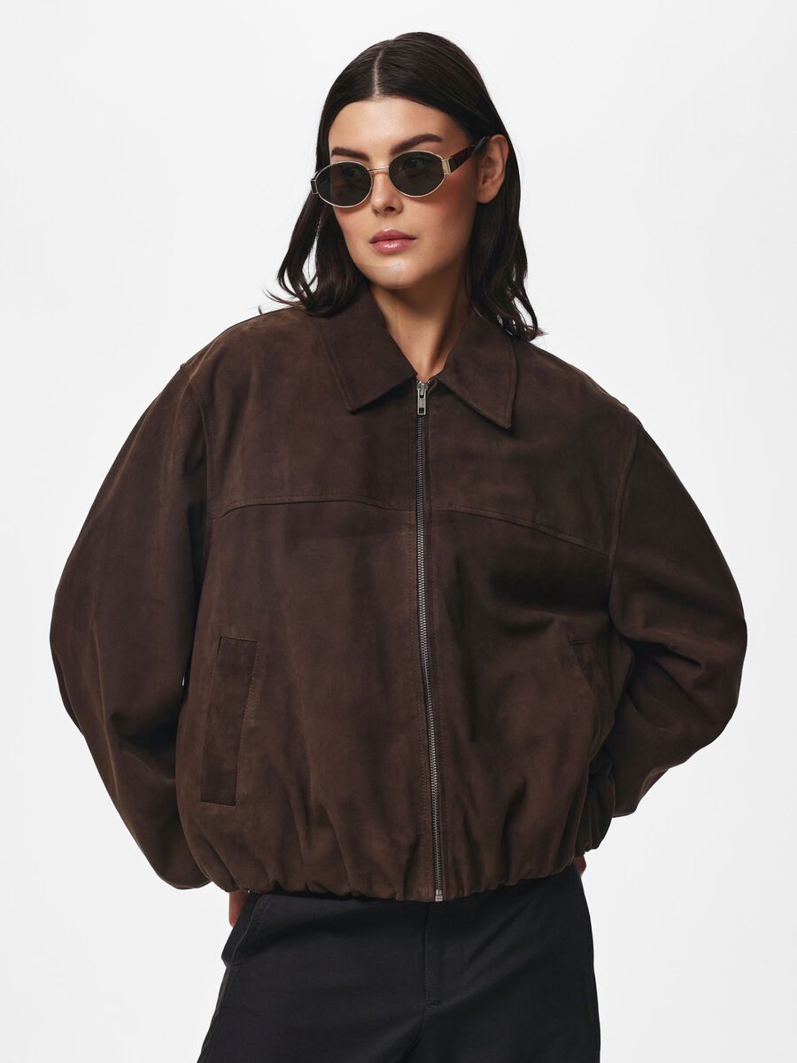 Product carousel image 1 PCTILLA MOCKAL&Auml;DER BOMBERJACKA, Hot Fudge