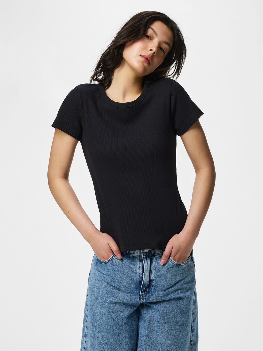 Carousel image 5 PCMAY - C&Ocirc;TEL&Eacute; T-SHIRT, Black