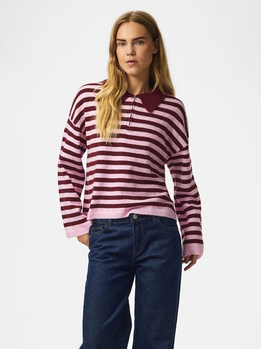 Jumper, colour: tawny port,, yksityiskohta