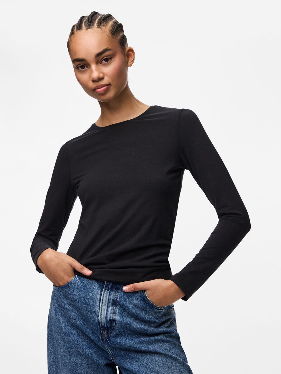 Carousel image 1 PCSIRENE LONG SLEEVED TOP, Black