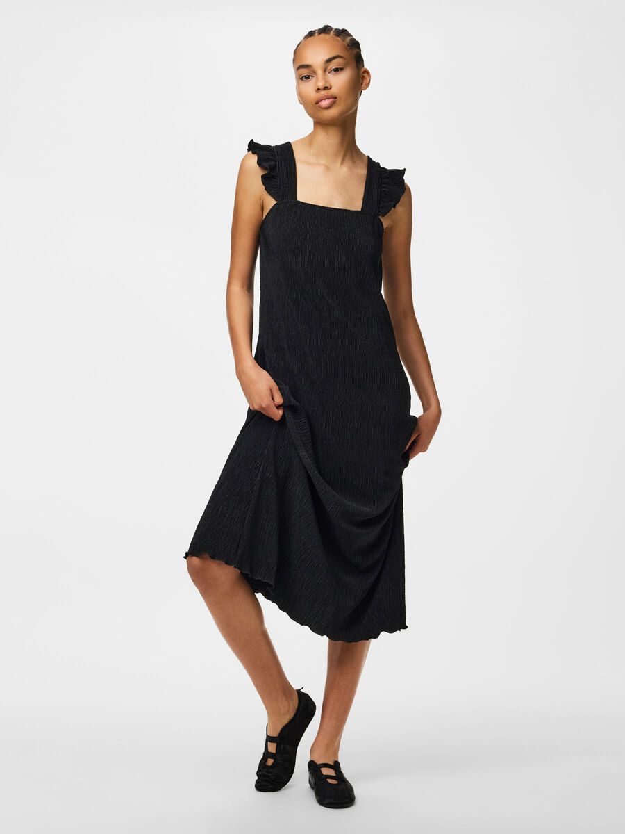 Carousel image 5 PCFLORA VOLANT TR&Auml;GER MAXIKLEID, Black
