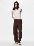 Product image thumbnail 1 PCGRACE MW BARREL FIT JEANS, Hot Fudge
