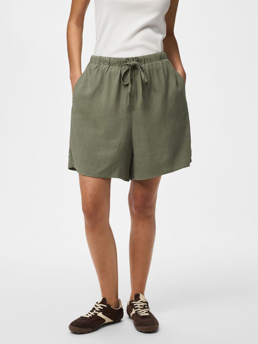 Product carousel image 1 PCVINSTY HW SHORTS, Deep Lichen Green