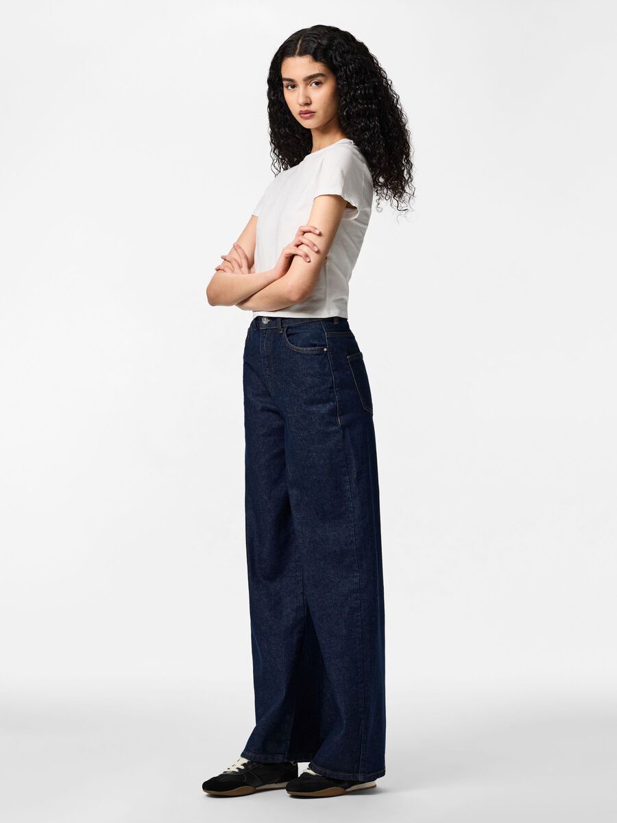Carousel image 6 JEANS ANCHOS, Dark Blue Denim