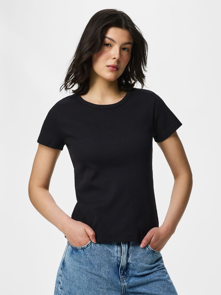 Carousel image 1 PCMAY - C&Ocirc;TEL&Eacute; T-SHIRT, Black