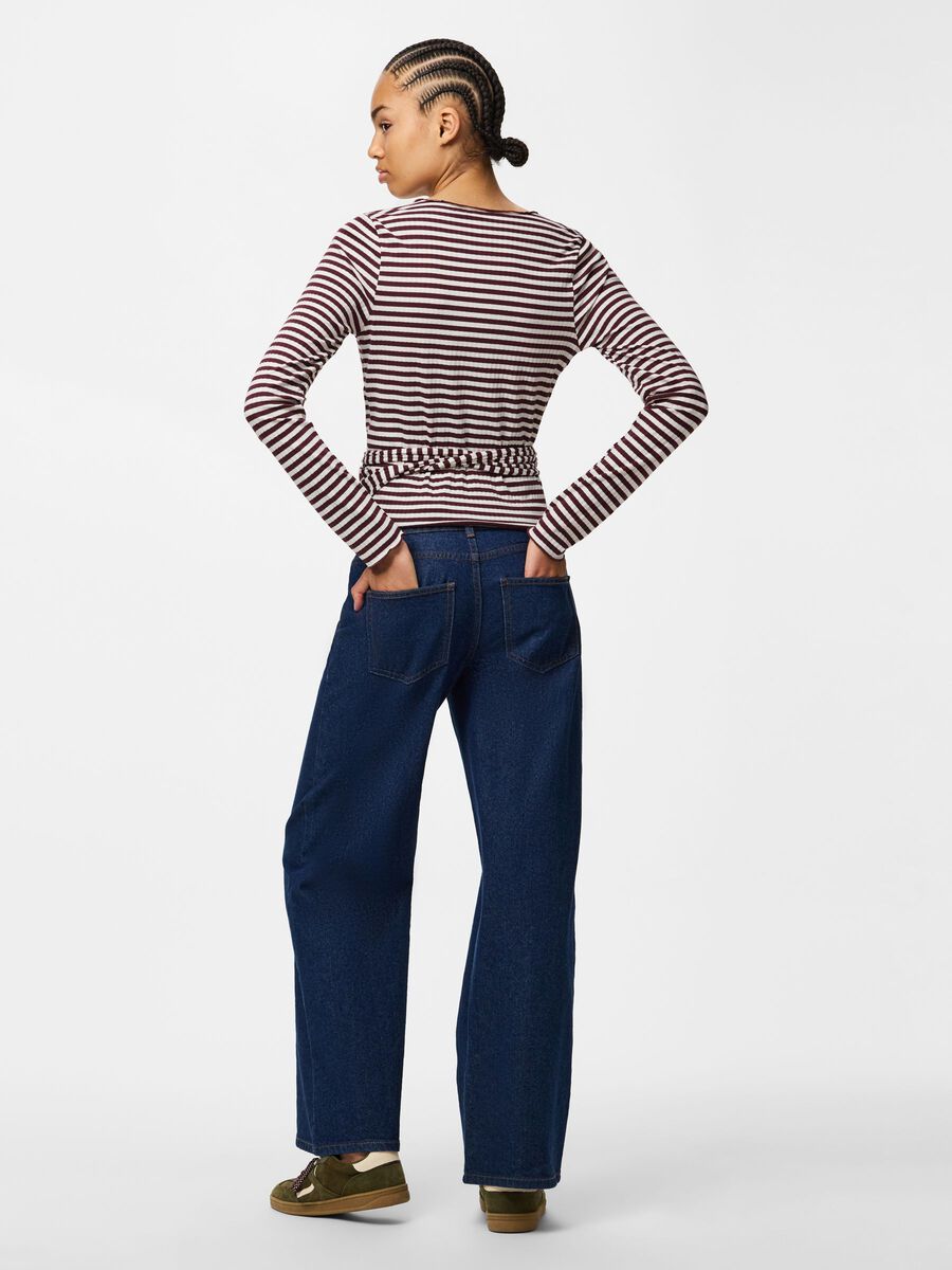 Product carousel image 2 PCLAYA - MANCHES LONGUES TOP, Tawny Port