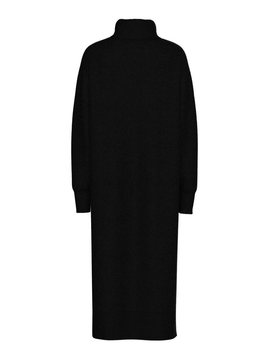 Carousel image 6 PCMALOU ROLLNECK KNITTED DRESS, Black