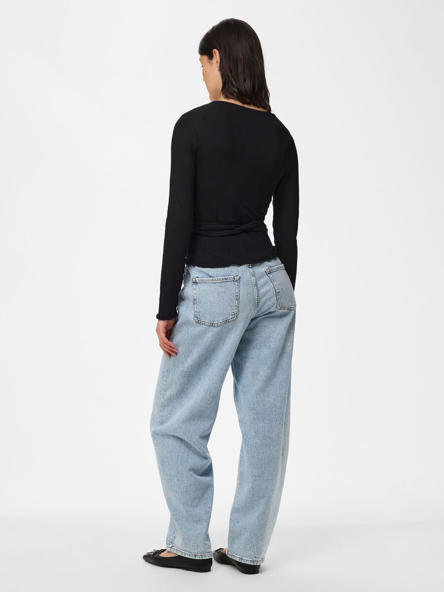 Product carousel image 2 PCBARBERA ROYA  WRAP TOP, Black