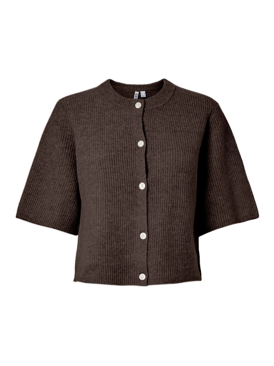 Carousel image 5 PCSILLY SHORT SLEEVED KNITTED CARDIGAN, Hot Fudge