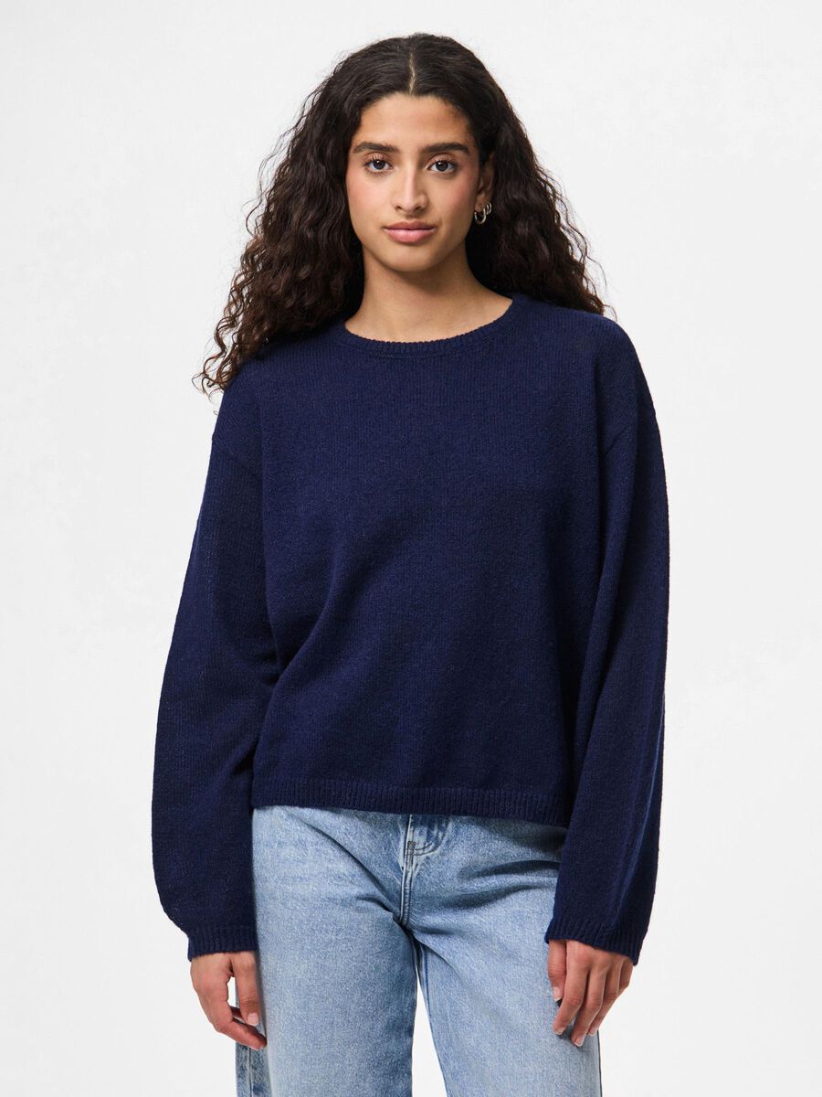 Carousel image 1 PCIDA KNITTED JUMPER, Maritime Blue