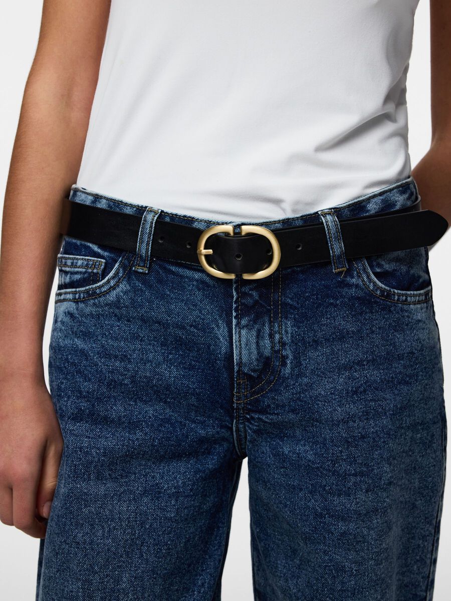 Carousel image 3 PCJUVA LEATHER  BELT, Black