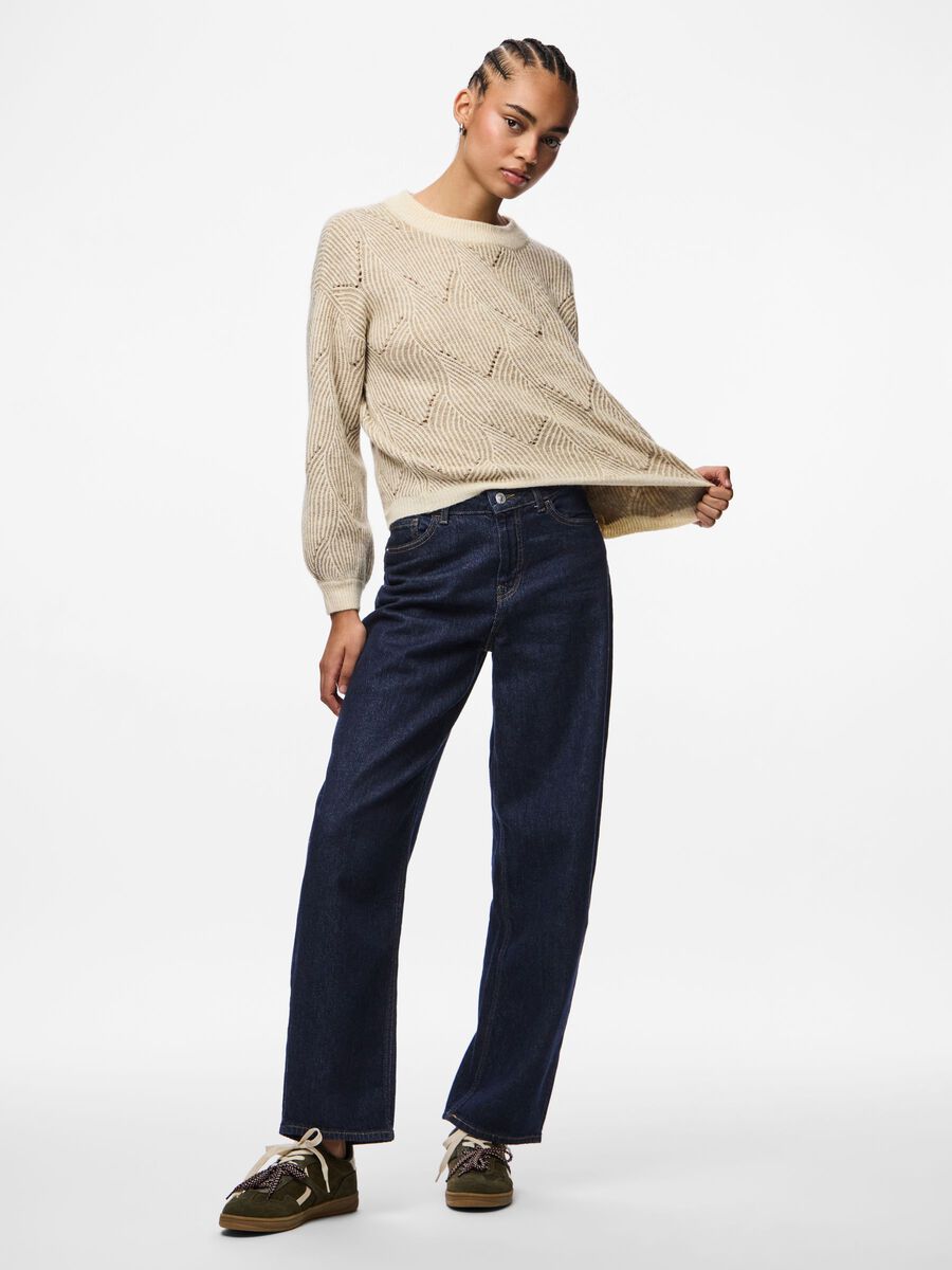 Carousel image 5 PCJENNA KNITTED JUMPER, Whitecap Gray