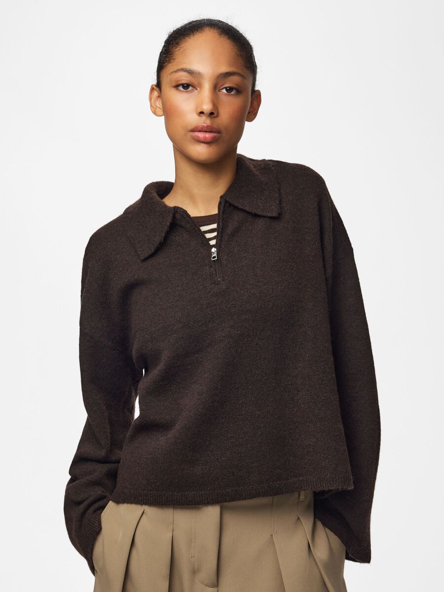 Jumper, colour: hot fudge, ruskeat
