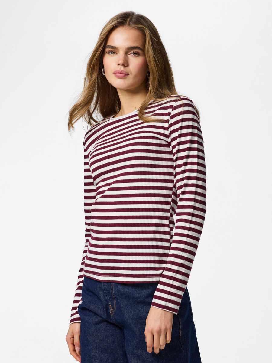 Carousel image 1 PCRUKA LONG SLEEVED TOP, Tawny Port