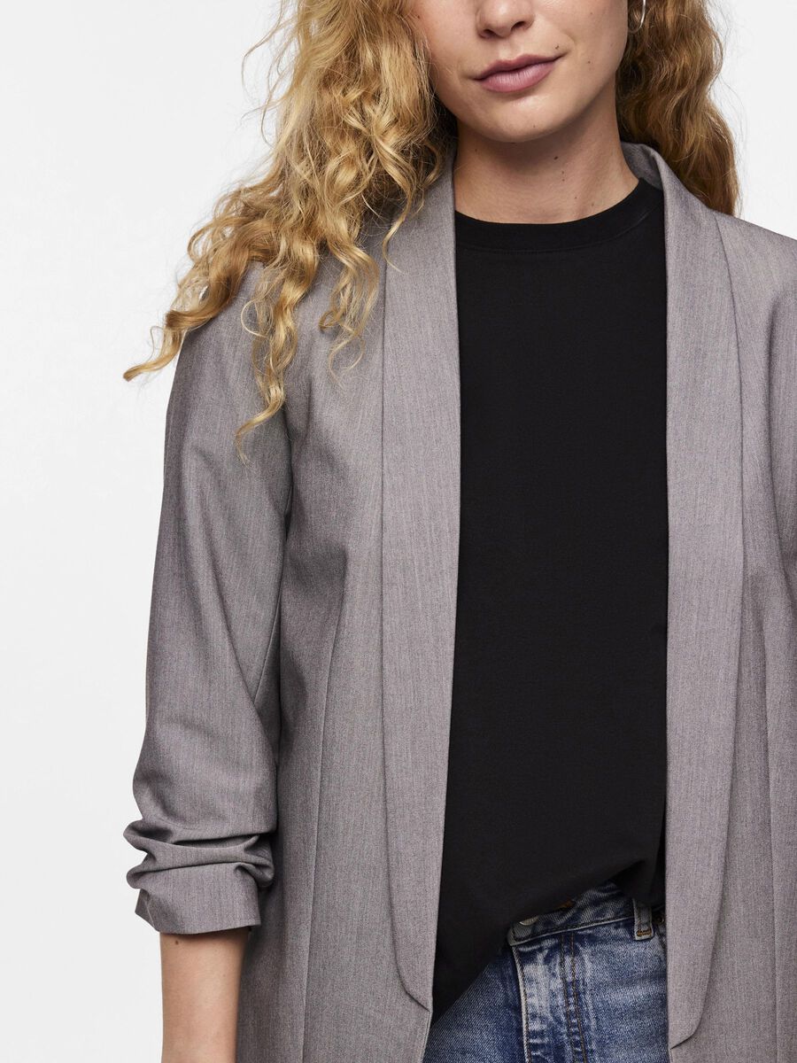Carousel image 6 PCBOSELLA BLAZER, Light Grey Melange