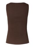 Product image thumbnail 8 PCMAY BOATNECK  SLEEVELESS TOP, Hot Fudge