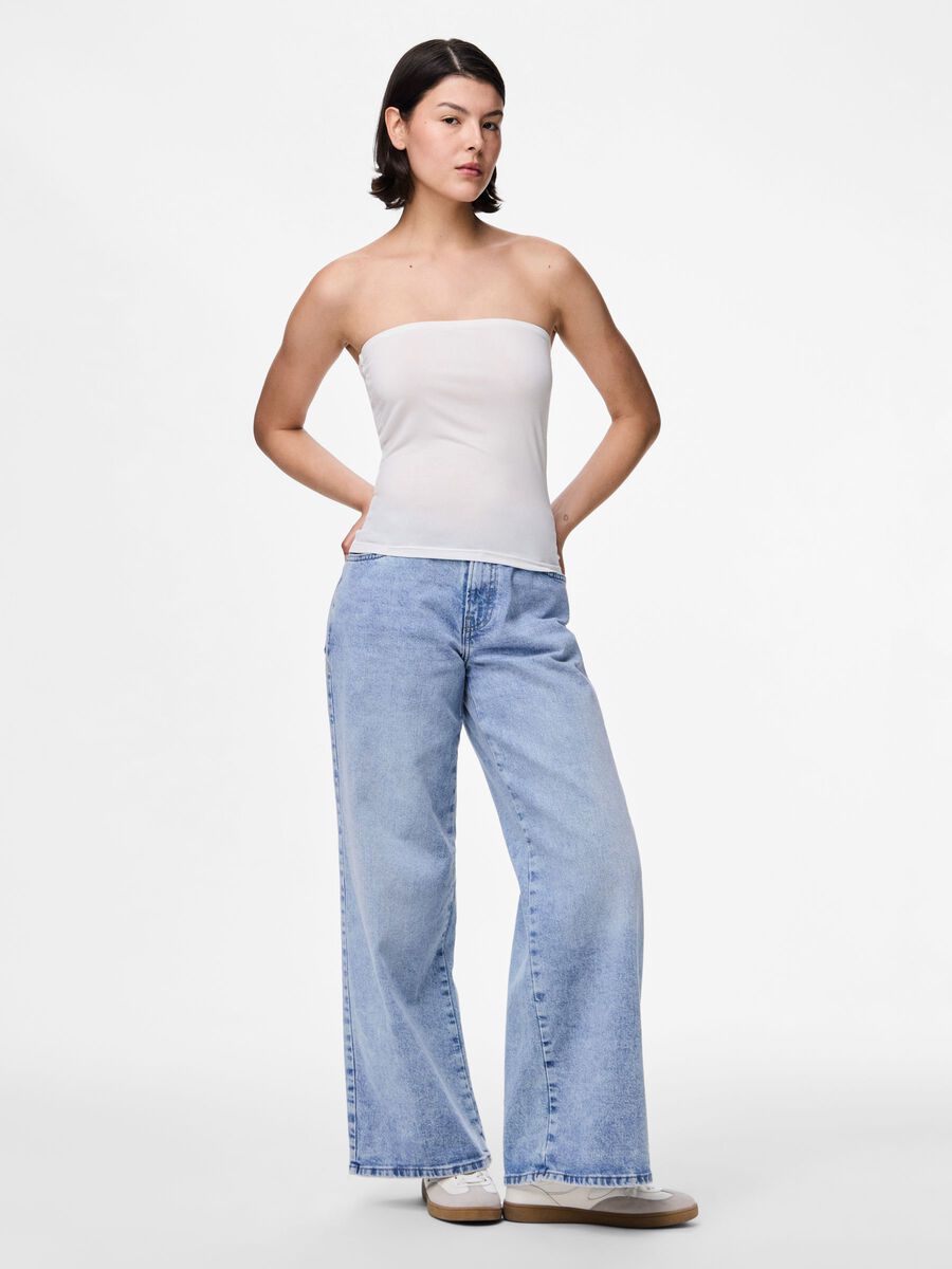 Carousel image 3 PCMADISON TUBE TOP, Cloud Dancer