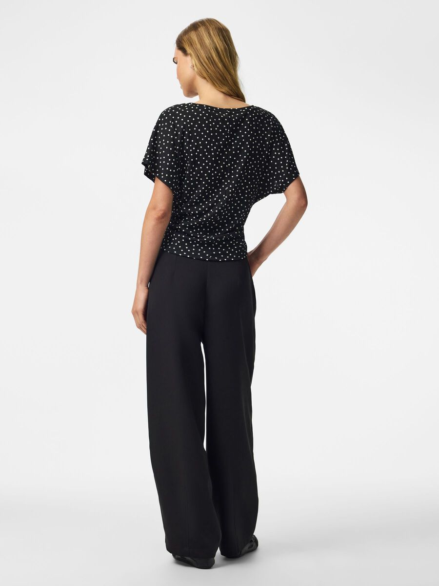 Product carousel image 2 PCANNIE SHORT SLEEVED TOP, Black