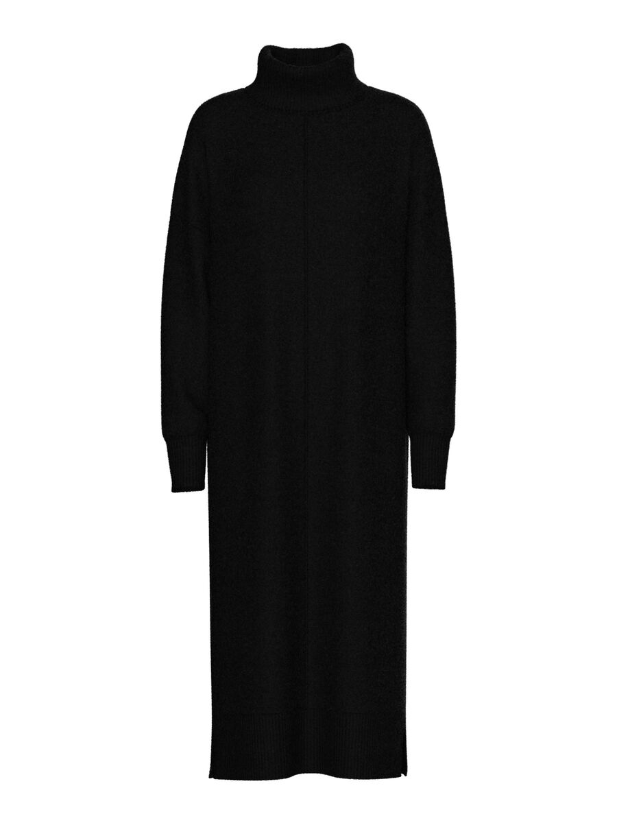 Product carousel image 2 PCMALOU ROLLKRAGEN STRICKKLEID, Black