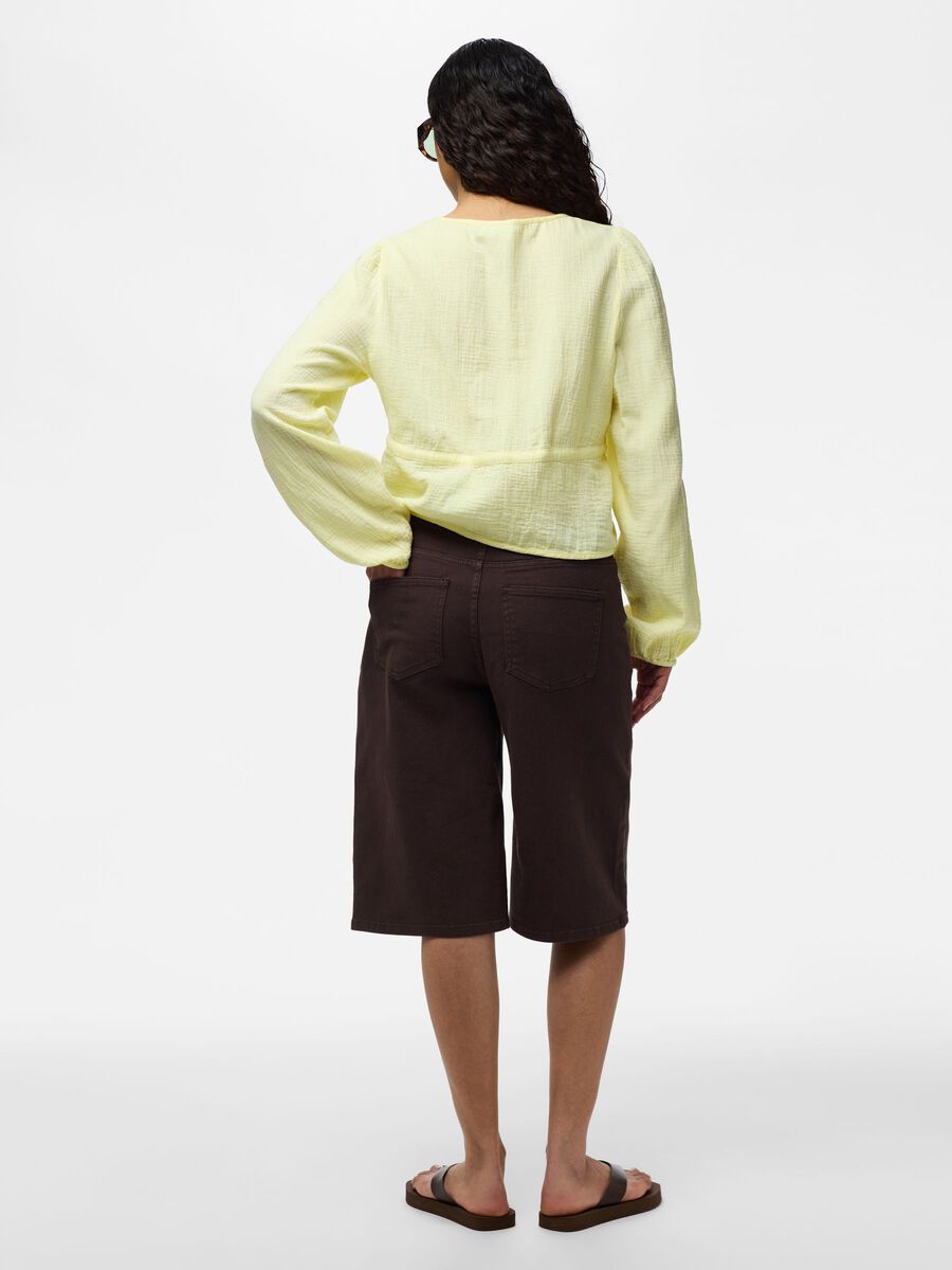 Product carousel image 2 PCSASTINA MUSSELIN BLUSE, French Vanilla