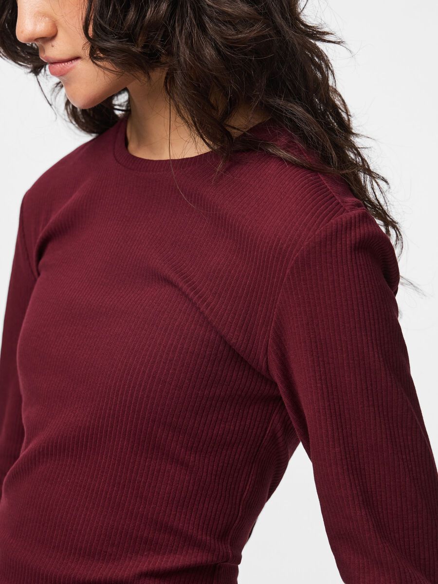 Carousel image 4 PCRUKA LONG SLEEVED TOP, Tawny Port