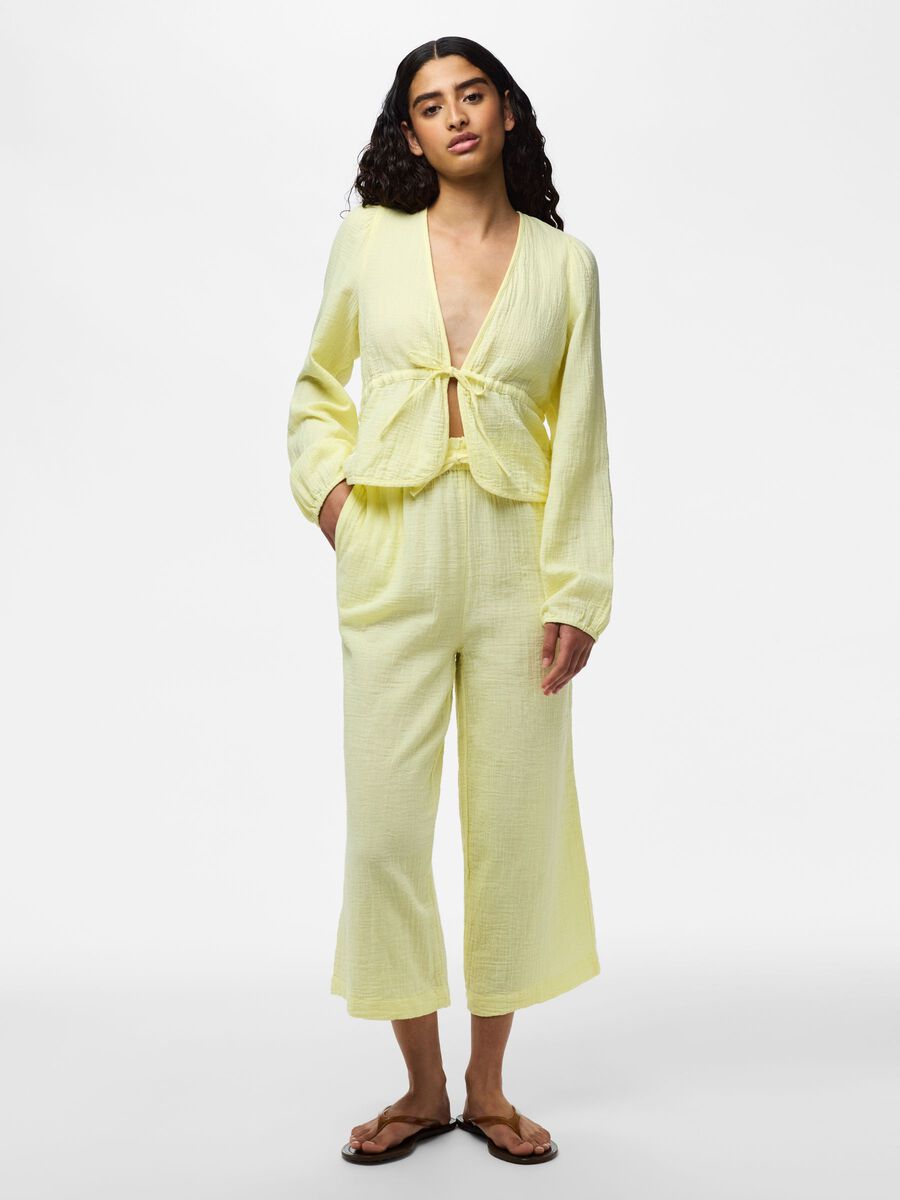 Carousel image 5 PCSASTINA HW MUSSELIN CULOTTES, French Vanilla