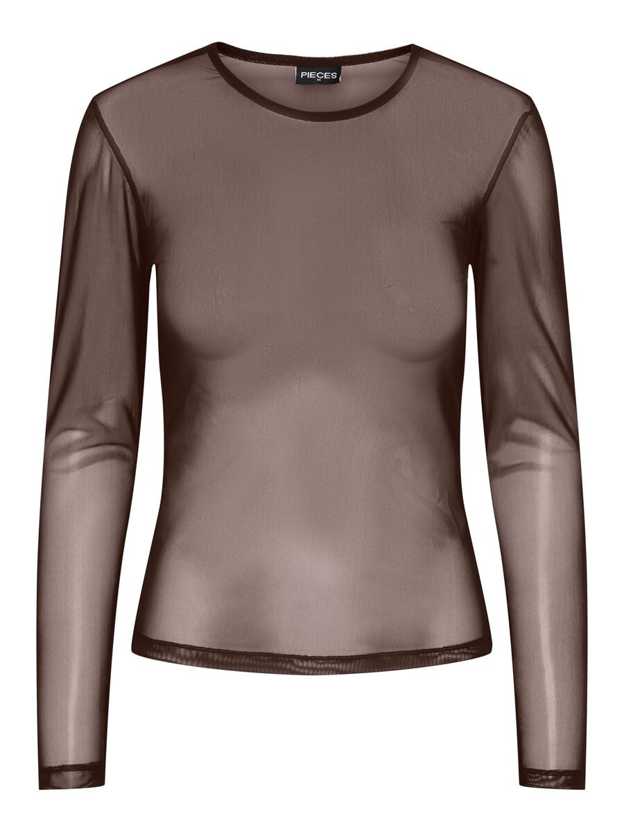 Product carousel image 1 PCNINNI MESH TOP MET LANGE MOUWEN, Hot Fudge