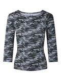 Product image thumbnail 5 TOP CON MANICHE A 3/4, Light Grey Melange