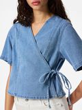 Product image thumbnail 4 PCFLORA WRAP DENIM TOP, Light Blue Denim