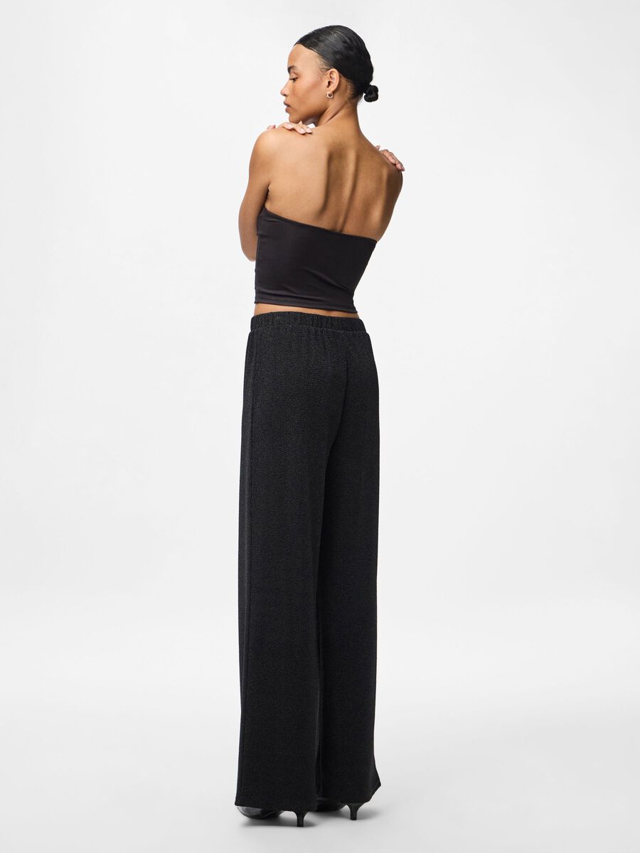Carousel image 2 PANTALON &Agrave; JAMBE AMPLE, Black