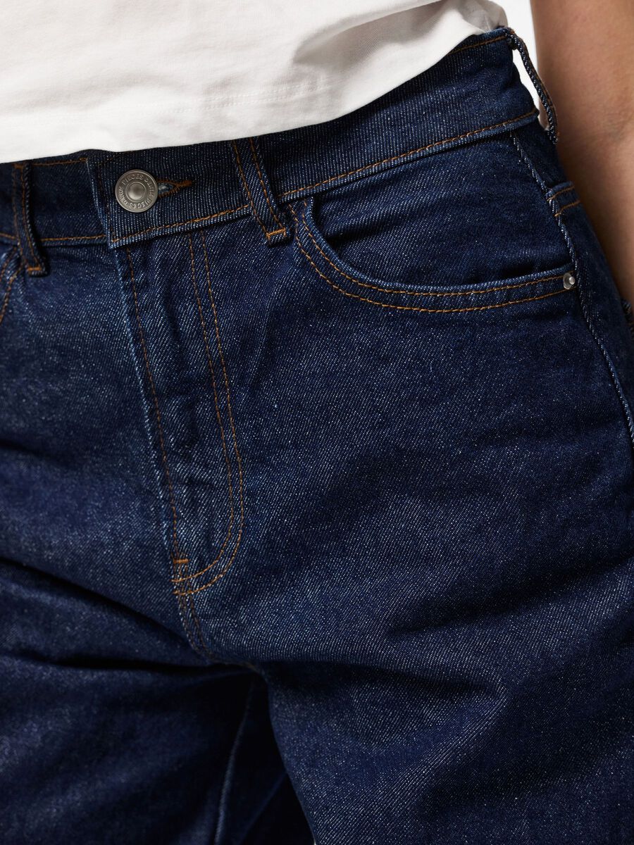 Carousel image 4 JEANS ANCHOS, Dark Blue Denim