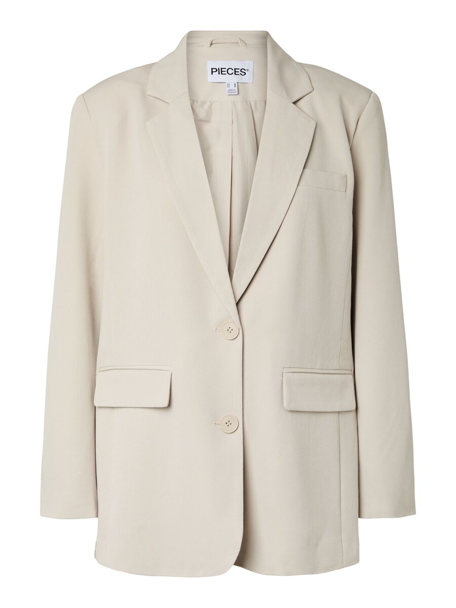 Carousel image 2 PCKAMIL BLAZER SURDIMENSIONN&Eacute;, Silver Lining