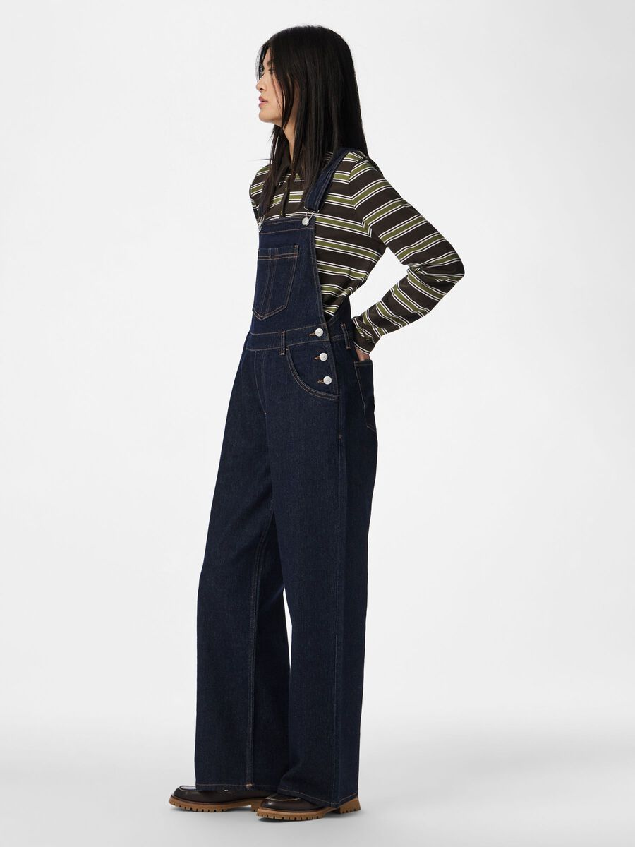 Carousel image 3 SALOPETTE, Dark Blue Denim