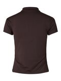 Product image thumbnail 2 PCAIDA HIGH NECK SHORT SLEEVED TOP, Chocolate Plum