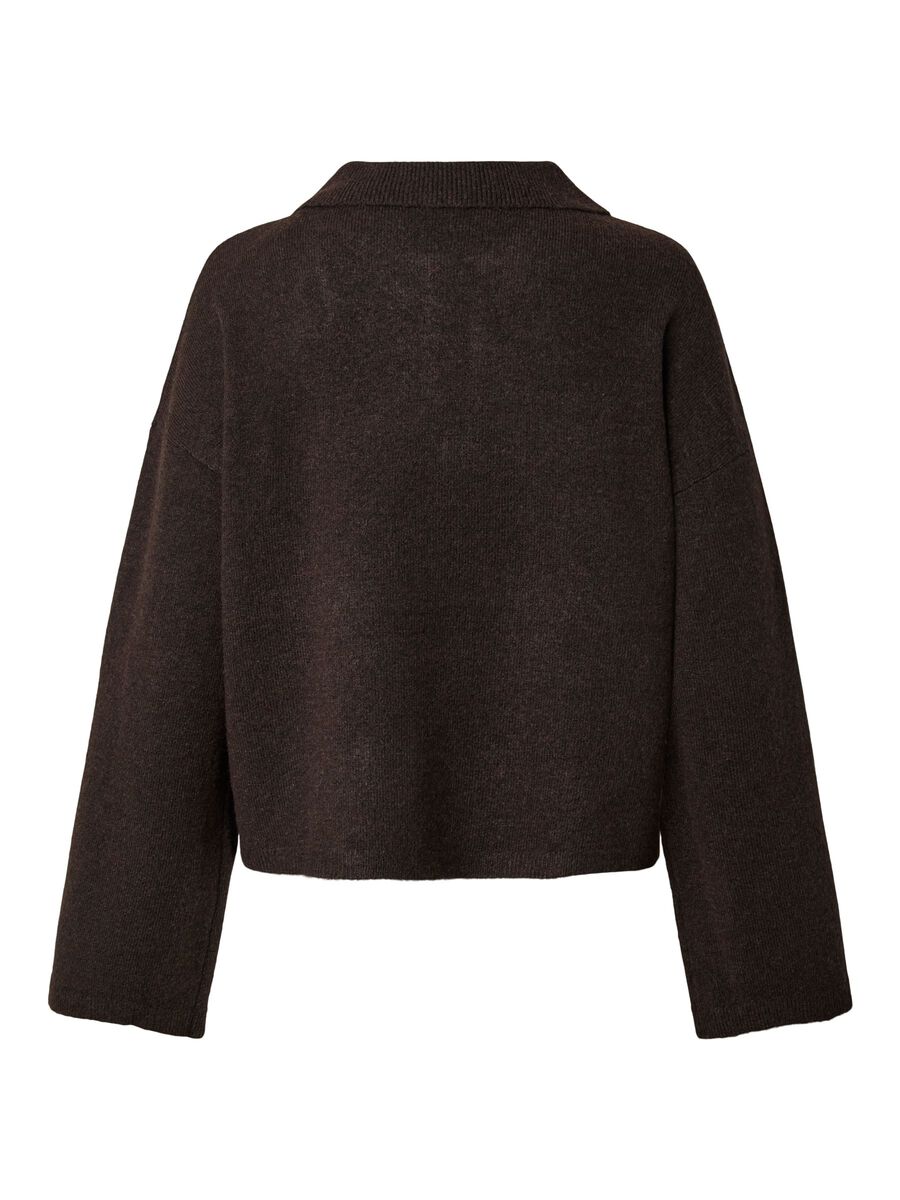Jumper, colour: hot fudge, ruskeat, takaa