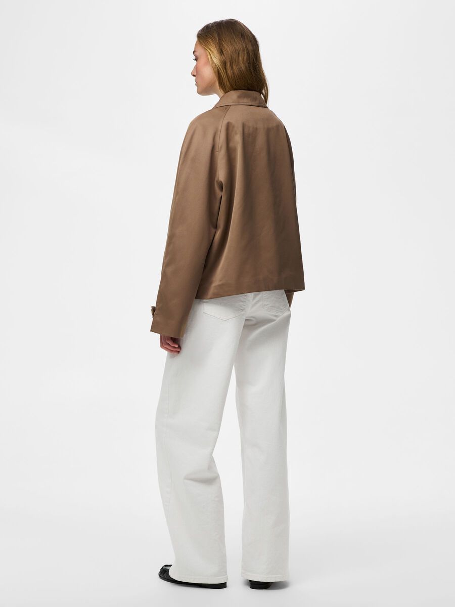 Product carousel image 2 PCSCARLETT SHORT TRENCHCOAT, Brown Lentil