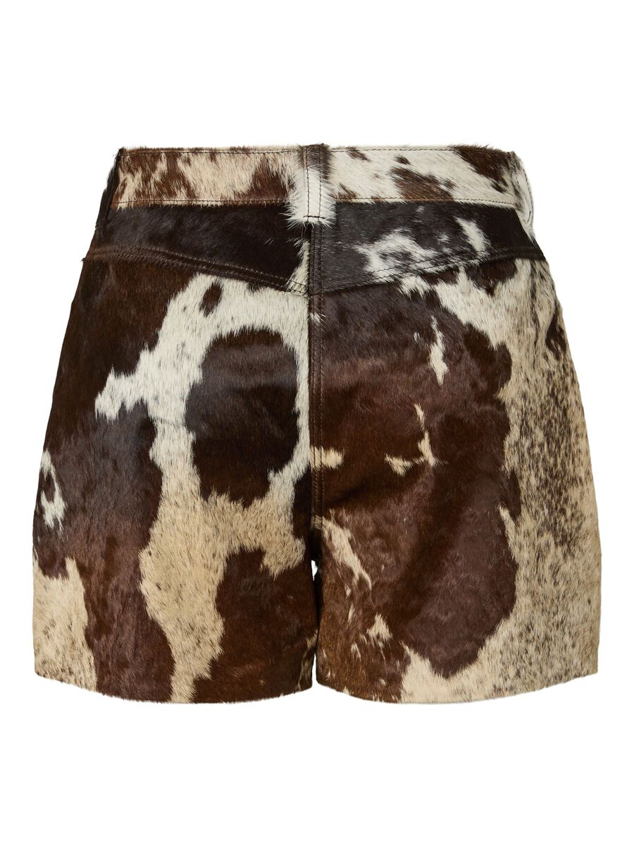 Product carousel image 2 PCRODEO RINDSLEDER SHORTS, Black Coffee