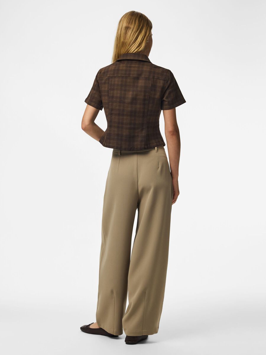 Product carousel image 2 PCVERA SHORT SLEEVED TOP, Mulch
