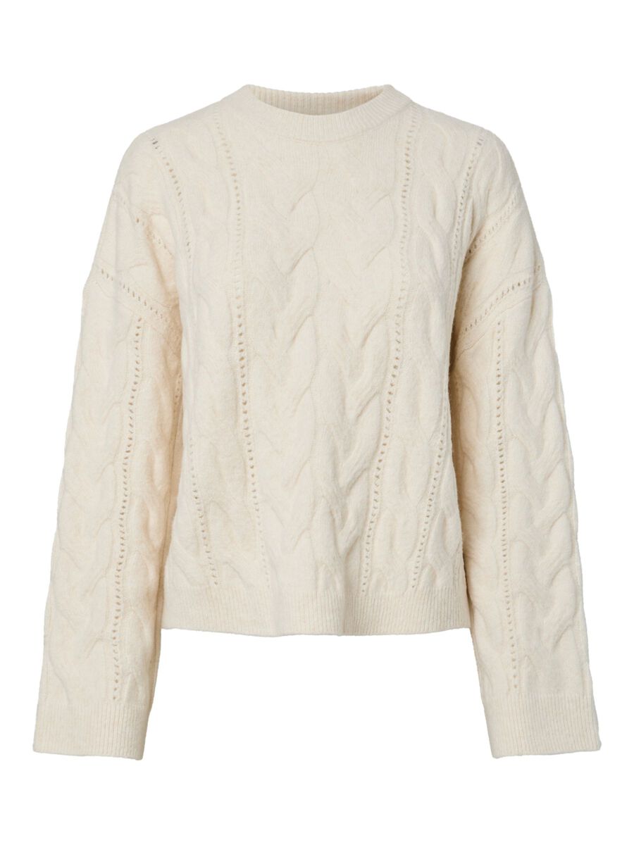 Carousel image 5 PCKATHY CABLE  KNITTED JUMPER, Birch