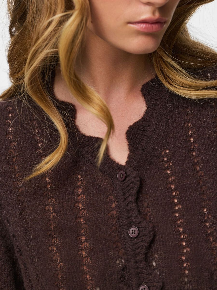Carousel image 4 PCADA  KNITTED CARDIGAN, Ganache