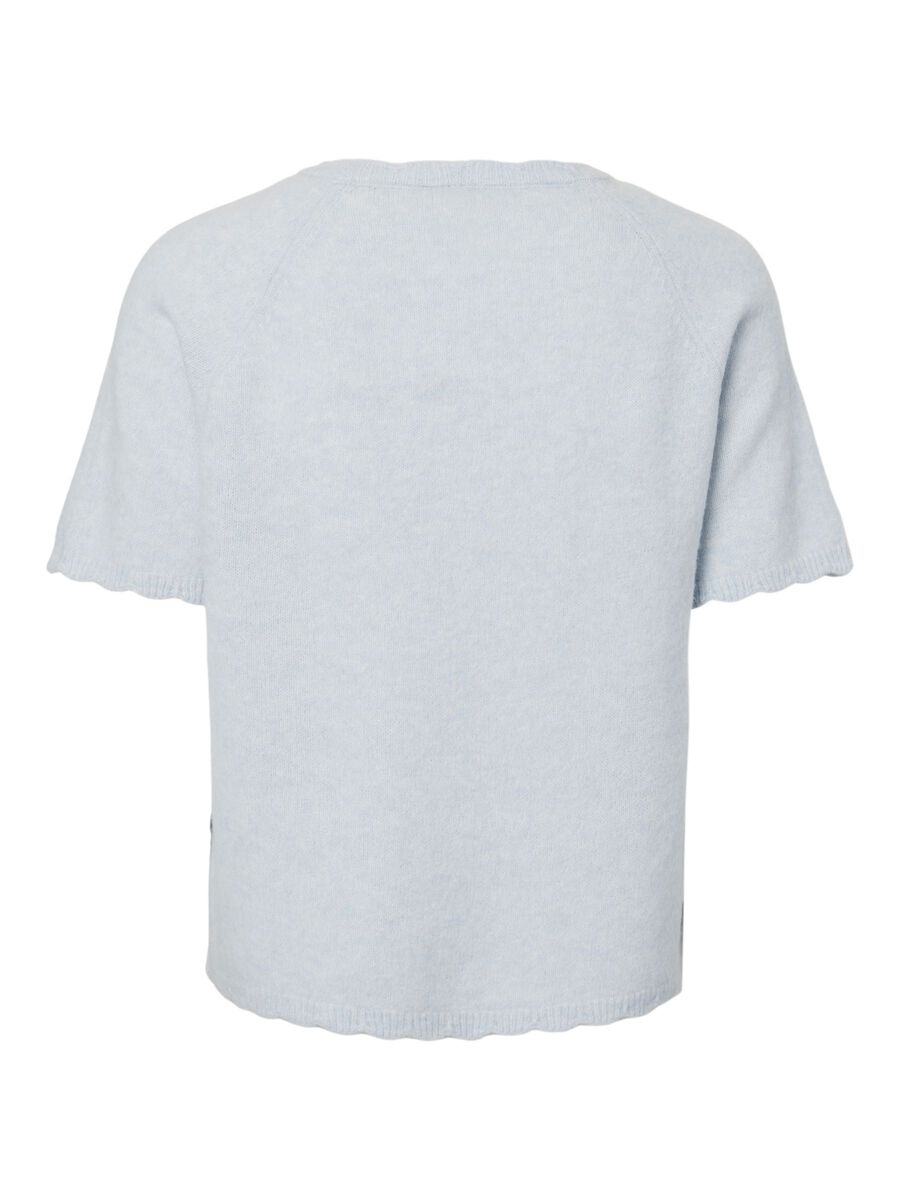 Carousel image 6 PCRATH KNIT TOP MET KORTE MOUWEN, Xenon Blue