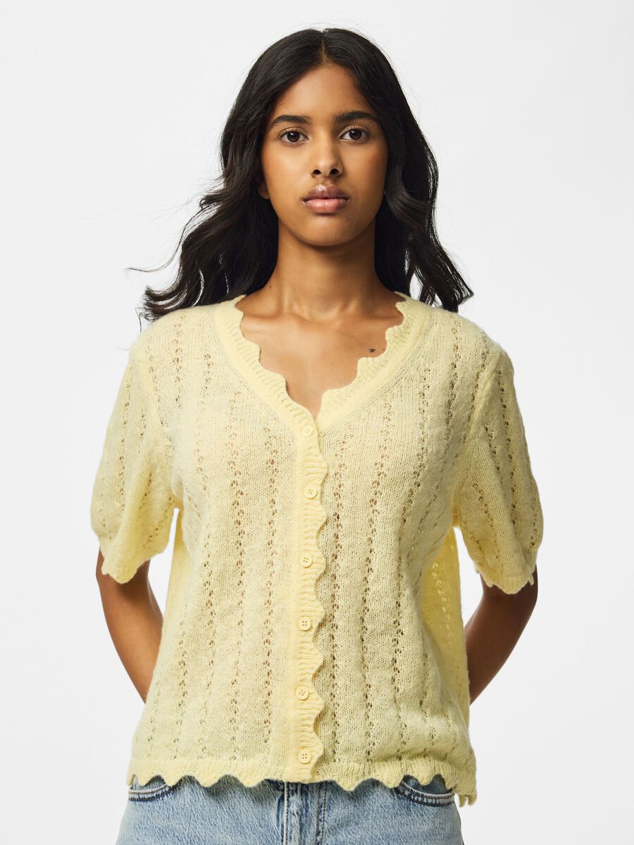 Product carousel image 1 PCADA GEBREID VEST, French Vanilla