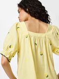 Product image thumbnail 4 PCSELENA  SHORT SLEEVED BLOUSE, Pale Banana