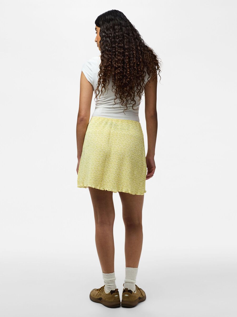 Product carousel image 2 PCFLORA HW MINI SKIRT, French Vanilla