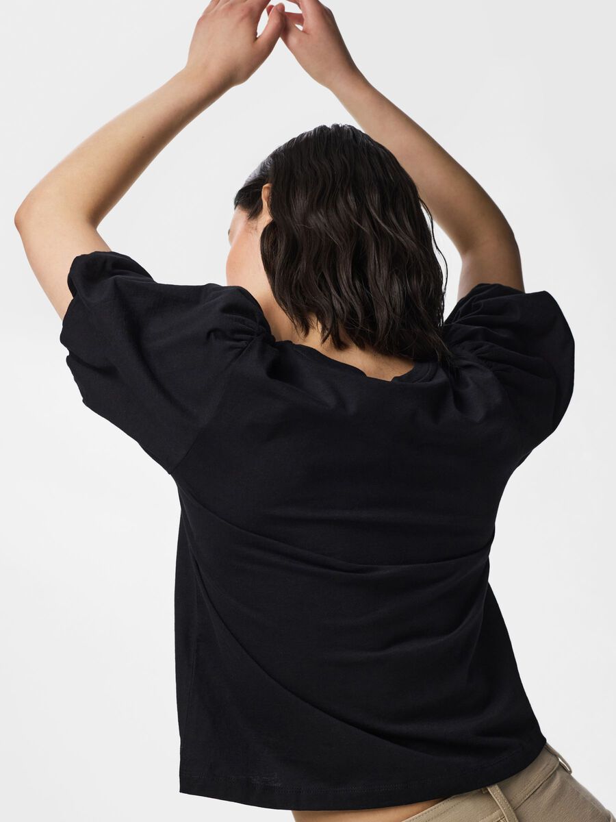 Carousel image 5 PCPERNILLA PUFF T-SHIRT, Black